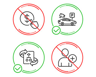 technical algorithm buy currency and parking vector image