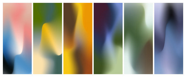 wavy gradient mesh background vector image