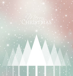 Christmas Tree Background Vector Image