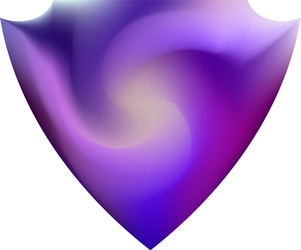 gradient background in form a shape vector image