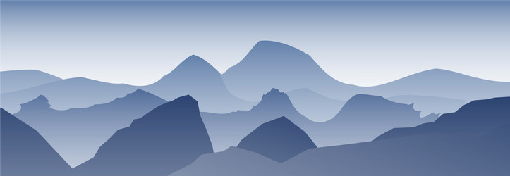 Mountain landscape Royalty Free Vector Image - VectorStock
