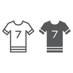 Soccer Uniform Icon Set Vector Image