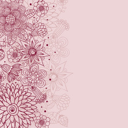 Floral background vector