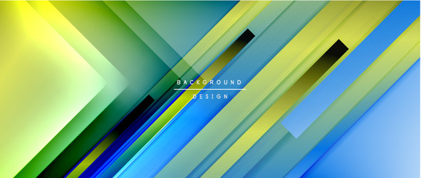 dynamic lines on fluid color gradient trendy vector image