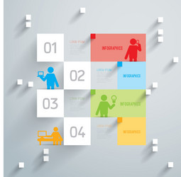 infographics design vector image