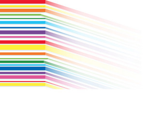 Rainbow line abstract art background Royalty Free Vector