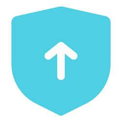 shield programming upgrade for enhanced security vector image