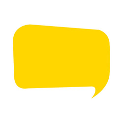 Speech bubble green 3d icon with chrome frame Vector Image