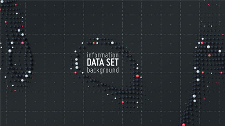 Abstract data sorting visualization vector