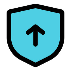 shield programming upgrade for enhanced security vector image