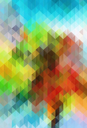 abstract color grid triangle geometric background vector image