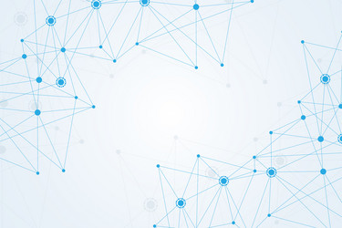 Geometric abstract background with connected line vector