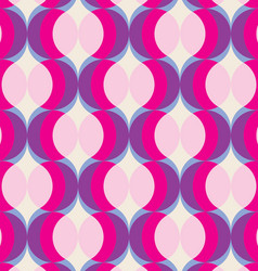 Retro Circles Pattern vector image