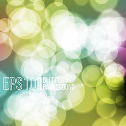 bright background with bokeh effect vector image