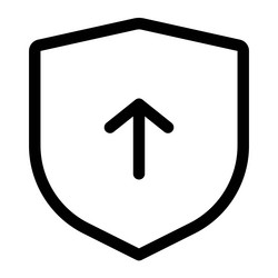 shield programming upgrade for enhanced security vector image
