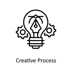 Process management flat style design illus Vector Image