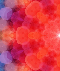 retro pattern made of hexagonal shapes mosaic vector image