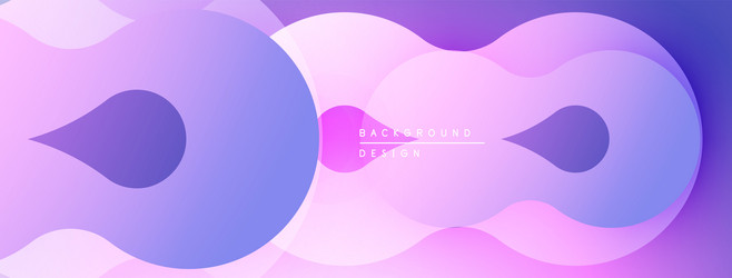 abstract shapes overlap creating soft gradients vector image
