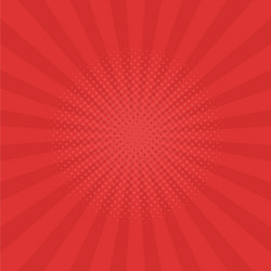 Bright red rays background Royalty Free Vector Image