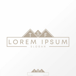 rectangular template with 3 triangle modern vector image