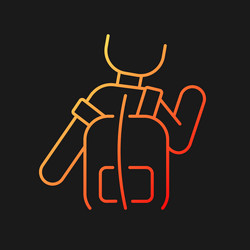 incorrect use gradient icon for dark theme vector image