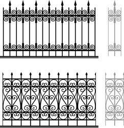 Wrought Iron Railing Vector Images (over 480)