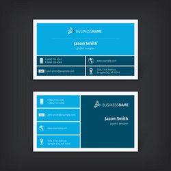 Abstract creative business cards vector