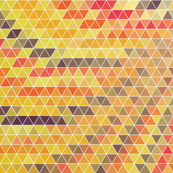 Abstract background of hexagons in retro style vector