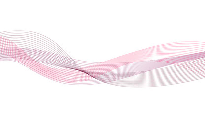 Abstract colorful wave element for design vector