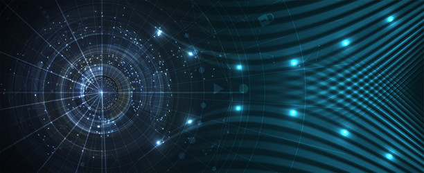 quantum processing deep learning artificial vector image