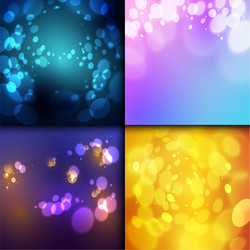 Creative bokeh abstract texture colorful blur vector