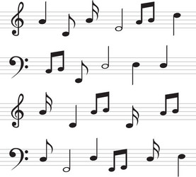 Musical Notes and Symbols Vector Image