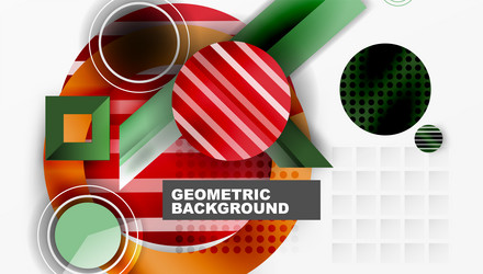 dynamic complex geometric abstract background vector image