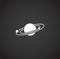 sun related icon on background for graphic and web vector image