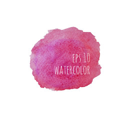 Watercolor stain vector