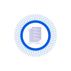 code coding compile files list glyph icon isolated vector image