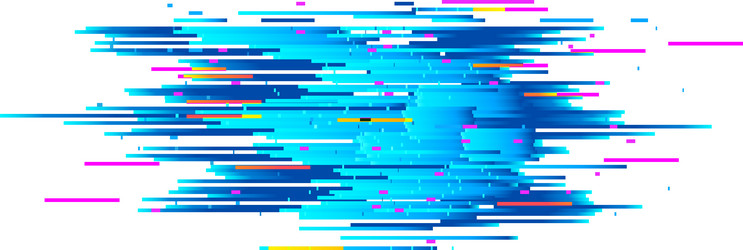 colorful horizontal lines creating a dynamic vector image
