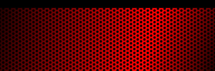 Abstract red geometric hexagonal mesh header vector