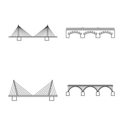 isolated object of sight and connection symbol vector image