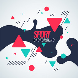 Trendy abstract background composition vector