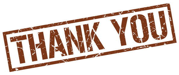 Thank you stamp Royalty Free Vector Image - VectorStock
