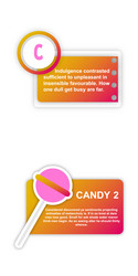 Abstract Data Flow Infographic vector