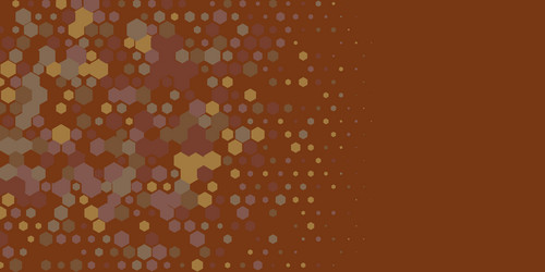 geometric multi size hexagon with color vector image