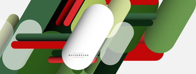 overlapping round shapes and lines background vector image