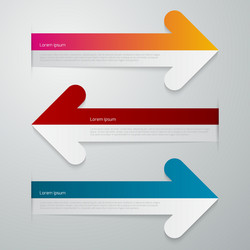 Arrow Infographic Three Vector Images (over 7,300)