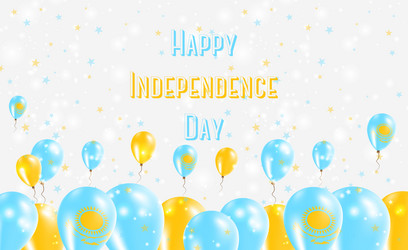 kazakhstan independence day patriotic design vector