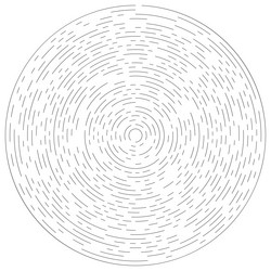 Radial radiating circular concentric lines element vector