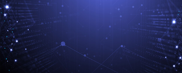 Technology data background idea of global vector