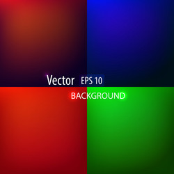 Smooth abstract colorful backgrounds set Vector Image