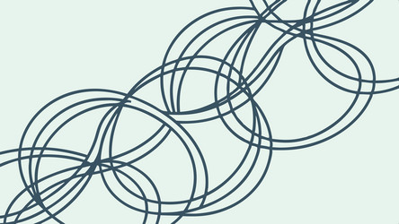 serene abstract circular overlap pattern design vector image